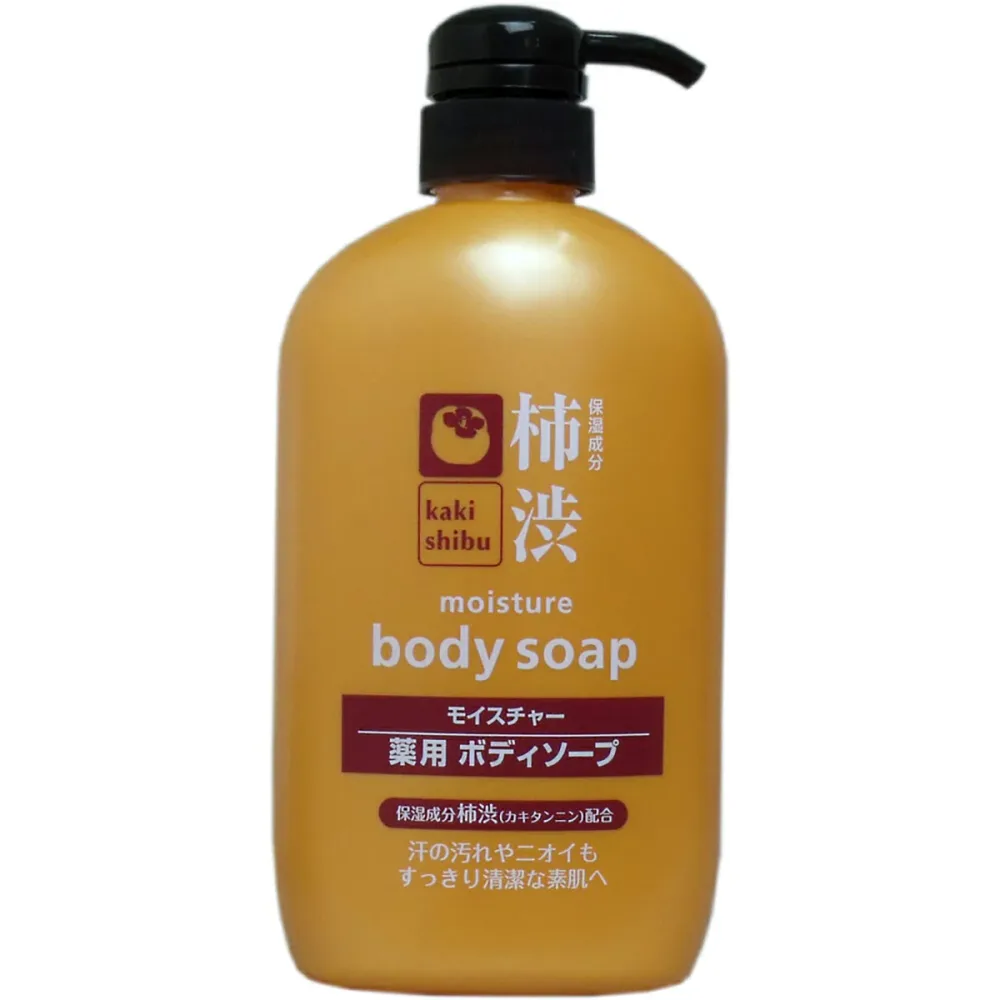 【 まとめ買い15個セット 】 柿渋 モイスチャー 薬用ボディソープ 600mL 【 送料無料 】