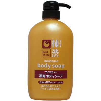 【 まとめ買い15個セット 】 柿渋 モイスチャー 薬用ボディソープ 600mL 【 送料無料 】