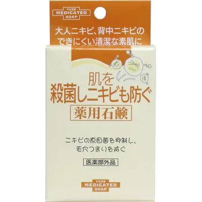 【 まとめ買い2個セット 】 肌を殺菌しニキビも防ぐ薬用石鹸 110g 【 送料無料 】