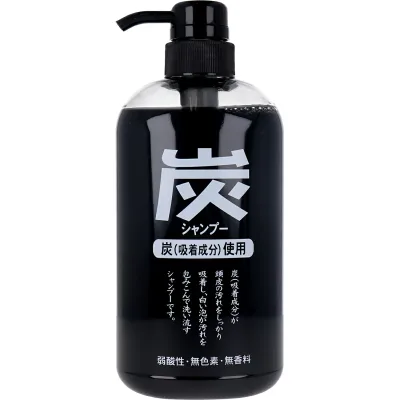 【 まとめ買い2個セット 】 ジュンラブ 炭シャンプー 600mL 【 送料無料 】