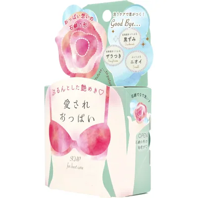 【 まとめ買い17個セット 】 愛されおっぱい石鹸 70g 【 送料無料 】