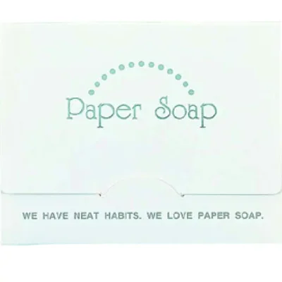 PAPER SOAP 紙せっけん 1袋(50枚入)×5 日本古来の和紙を使用した紙製の石鹸です