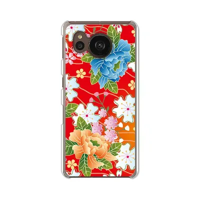 AQUOS sense7 plus A208SH カバー ケース クリアハードケース スマホケース 【送料無料】【和柄F】ソフトバンク aquos sense7 plus a208sh スマホ ケース スマートフォンカバー 携帯ケース