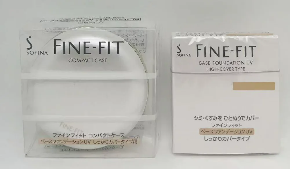 花王 ソフィーナ ファインフィット ベースファンデションUV しっかりカバータイプ ケース付きセット 113 N