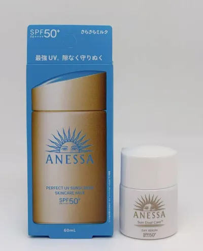 限定セット 資生堂 アネッサ パーフェクトUV スキンケアミルク NA 60mL+デイセラム N 6ml