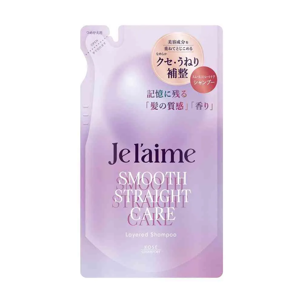 コーセー ジュレーム レイヤード シャンプー ストレート つめかえ 340ml 【3個セット】