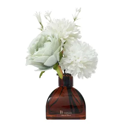 【ポイント10倍】藤栄 B-nature フラワーブーケ リードディフューザー シトラス&フローラル ブーケ BN-028 100ml