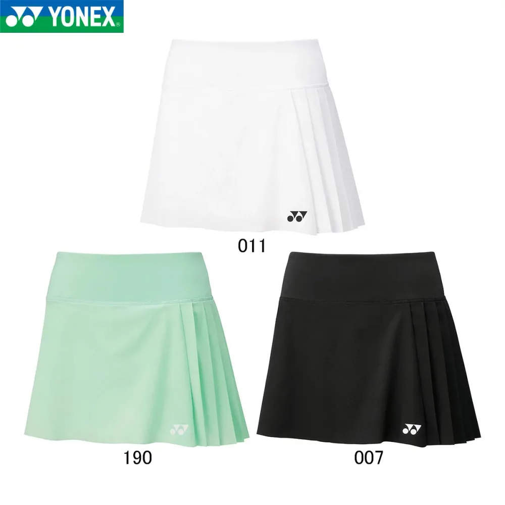 YONEX 26161Y ウィメンズスカート(インナースパッツ付き) ウェア(レディース) バドミントン・テニス ヨネックス 2025SS【日本バドミントン協会審査合格品/メール便可】