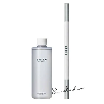 shiro シロ ホワイトリリー フレグランスディフューザー リキッド(レフィル詰め替え)300mL/ディフューザー正規品 ホワイトリリーの優美な香りで空間をリセット アロマ ディフューザーリキッド 香りグッズ