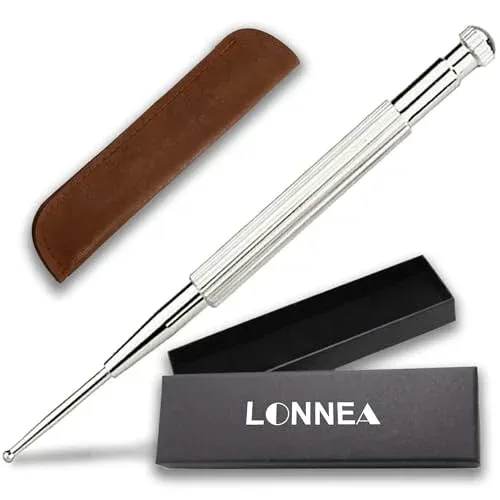 LONNEA フェイスツボ押し棒 バネ式美顔器 耳ツボ押し棒 表情筋 筋膜リリース フェイスライン 目元ケア リフトアップ ツボ押し 耳つぼステ