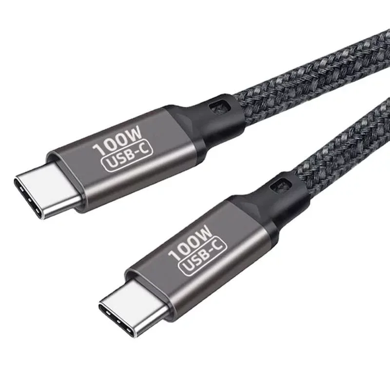 USB Type C ケーブル 1M PD対応 100W/5A急速充電 USB C to C 充電ケーブル ナイロン編み 断線防止 MacBook Pro/Air、Surface、Xperia、Pixel、Galaxy、AQUOS等タイプc機種対応