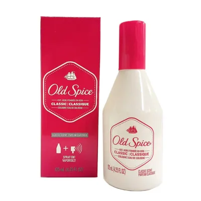 送料無料 正規輸入品 オールドスパイスコロン クラシック 125ml 香水 フレグランス スプレータイプ さっぱり 清潔感 メンズ