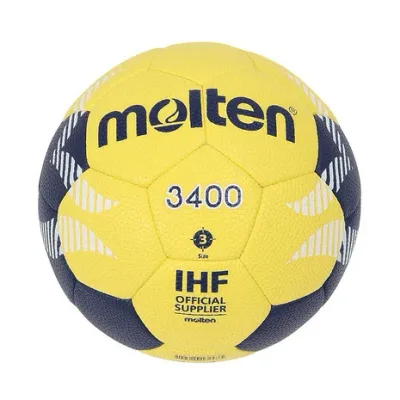 Molten (Men's) Handball A3400 No. 3 Ball H3A3400-YN