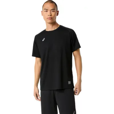 アシックス(ASICS)(メンズ、レディース)バレーボールウェア ドライロゴグラフィックTシャツ 2033C184.001