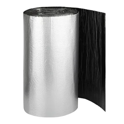 断熱材 保温 吸音 ポリエステル繊維 ロール状 微細孔 外壁用 EPS外壁 200cm 50cm 1cm 0.5cm 断熱シート 遮熱 アルミ箔 自己粘着