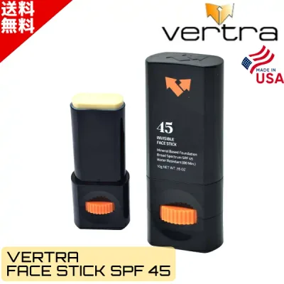 VERTRA バートラ FACE STICK フェイススティック CLEAR SPF 45 クリア 透明 日焼け止め UV対策 SPF 送料無料