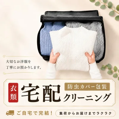 クリーニング 保管 なし 宅配クリーニング 防虫カバー包装付 3点 5点 7点 10点 15点 20点 選べる 保管なし 高級ダウン ダウンジャケット コート カシミヤ カシミア 衣替え 冬物 高級衣類対応 しみ抜き Wウォッシュ