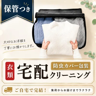 クリーニング 保管 つき 宅配クリーニング 保管付き 最大10ヶ月保管 防虫カバー包装 3点 5点 7点 10点 15点 20点から選べる 高級ダウン ダウンコート コート ジャケット カシミヤ カシミア ウール 衣替え 冬物 しみ抜き
