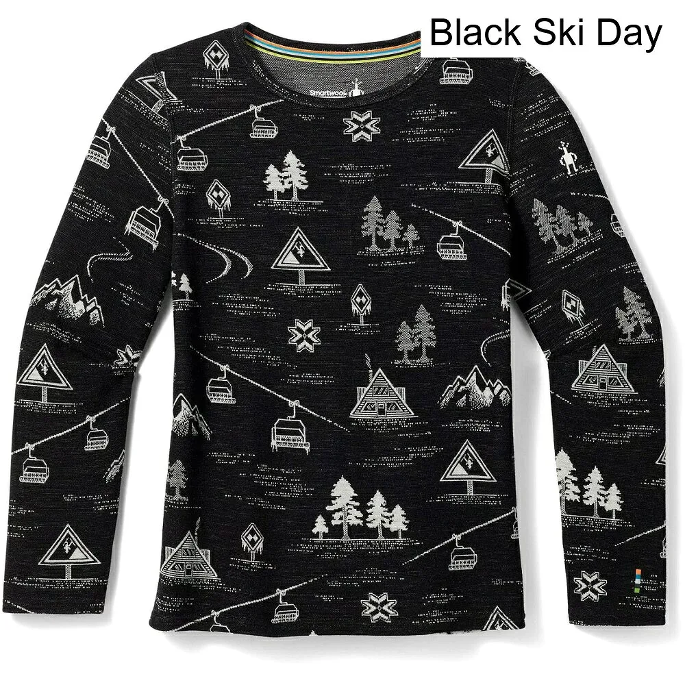 (取寄) スマートウール クラシックサーマルメリノクルーベースレイヤートップ - キッズ smartwool Classic Thermal Merino Crew Base Layer Top - Kids'