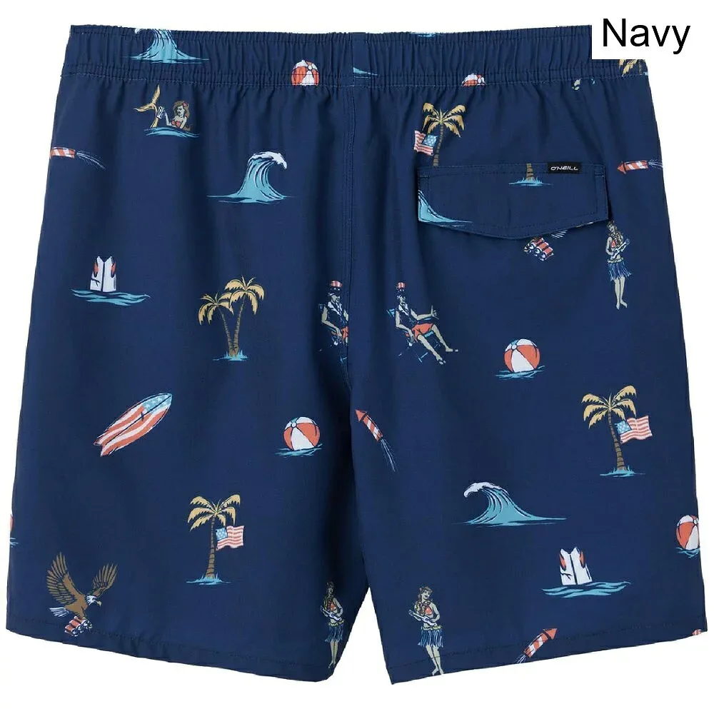 (取寄) オニール ハーモサエラスティックウエスト17インチスイムトランクス-メンズ o'neill Hermosa Elastic Waist 17" Swim Trunks - Men's