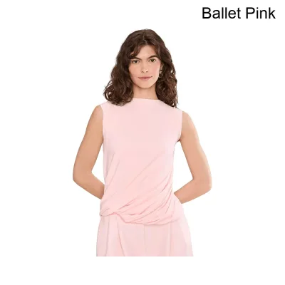 (取寄) ノーマ・カマリ スリーブレスツイストトップ norma kamali Sleeveless Twist Top