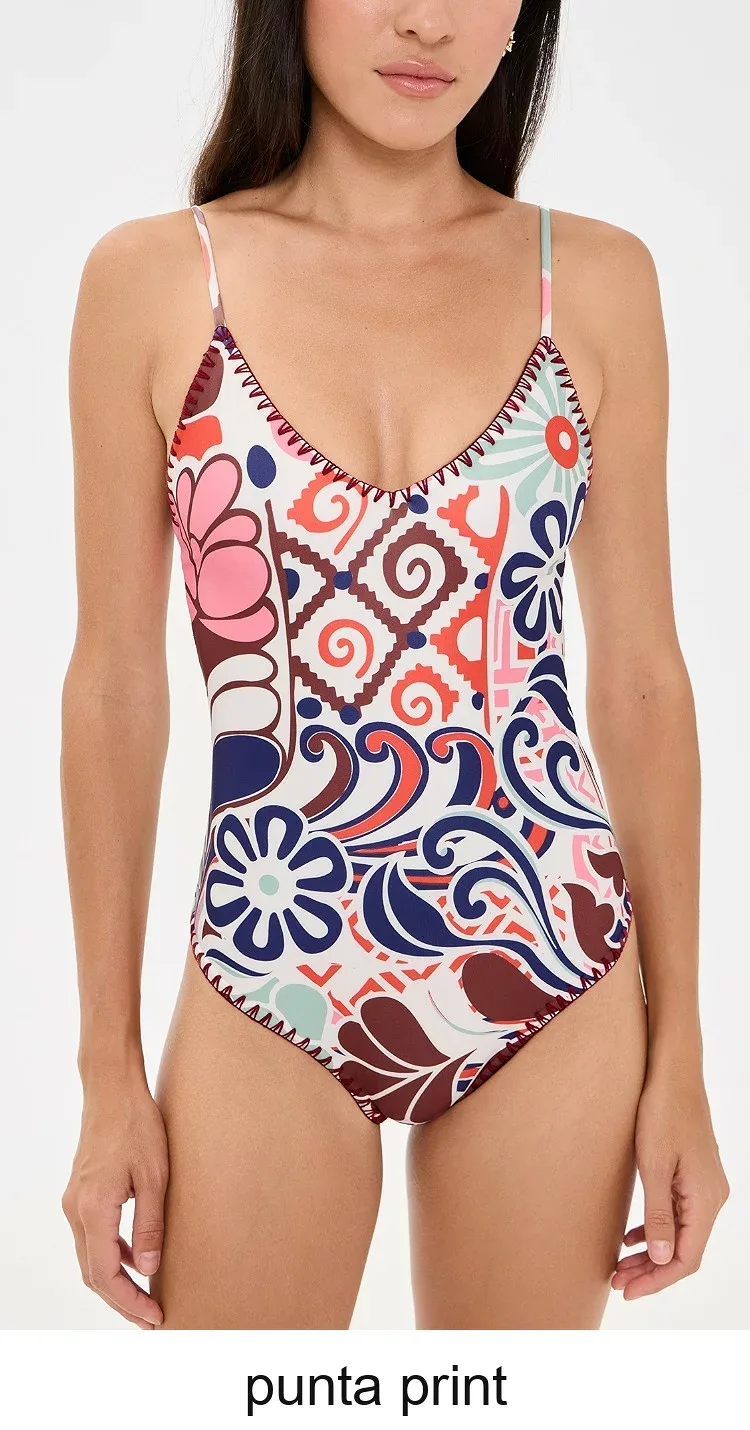 (取寄) カロリーナ・ケー レディース マリエッタ ワン ピース Carolina K Marietta One Piece punta print