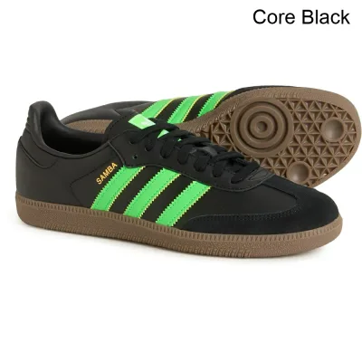 (取寄) アディダス メンズ アディダス サンバ OG スニーカー - レザー adidas men Samba OG Sneakers - Leather (For Men) Core Black
