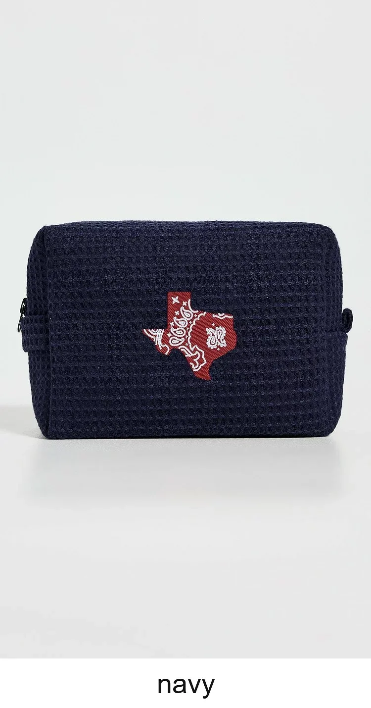 (取寄) アボード ローン スター ワッフル ポーチ Abbode Lone Star Waffle Pouch navy