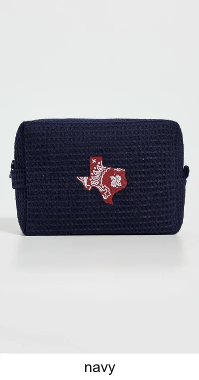 (取寄) アボード ローン スター ワッフル ポーチ Abbode Lone Star Waffle Pouch navy