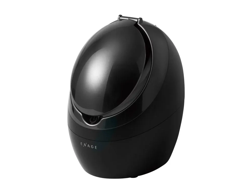 コイズミ フェイススチーマー エナージュ ミラー付き ブラック KBE-1540/K