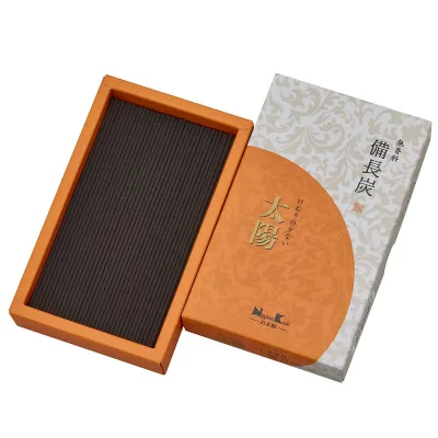 日本香堂(Nippon Kodo) 太陽 備長炭 バラ詰 100g