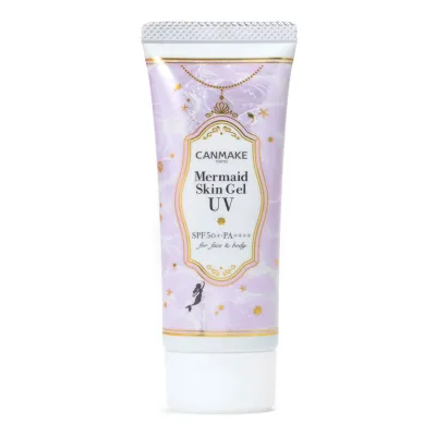キャンメイク マーメイドス キンジェルUV C03 パープル 40g 日焼け止め ナイアシンアミド パープル SPF50+ PA++++ 洗顔料でオフ