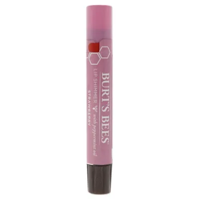 【正規品】【送料無料】 Burts Beesグリッタ` リップスティック - ストロベリ`女性向け3ml