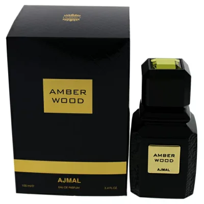 【正規品】【送料無料】 Amber Wood by Ajmal for Unisex - 3.4 oz EDP Spray
