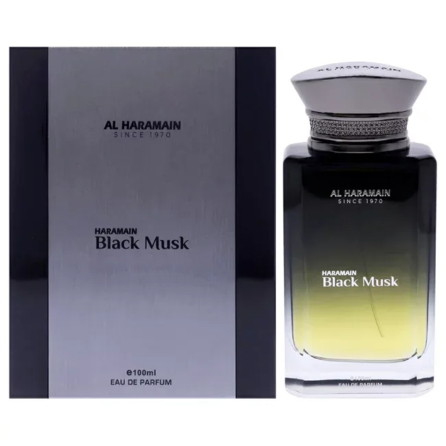 【正規品】【送料無料】 Black Musk by Al Haramain for Men - 3.33 oz EDP Spray