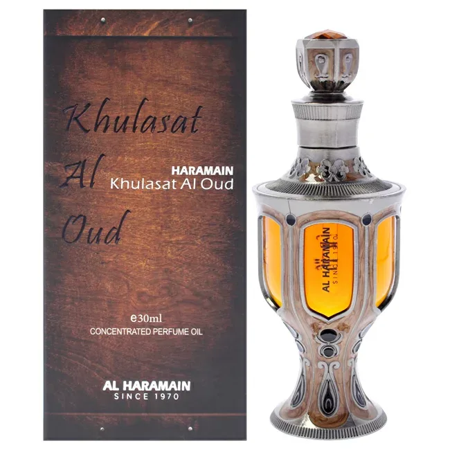 【正規品】【送料無料】 Khulasat Al Oud by Al Haramain for Unisex - 1.01 oz Concetrated Perfume Oil