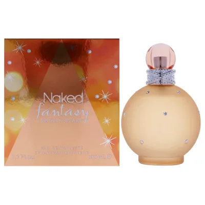 【正規品】【送料無料】 Naked Fantasy by Britney Spears for Women - 3.3 oz EDT Spray