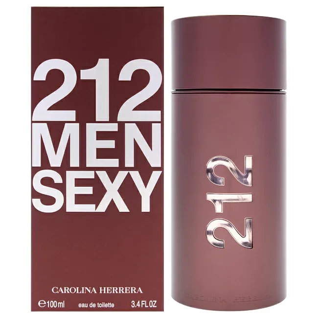 【正規品】【送料無料】 212 Sexy Men by Carolina Herrera for Men - 3.4 oz EDT Spray