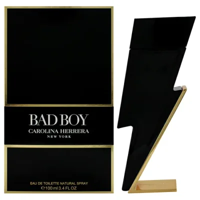 【正規品】【送料無料】 Bad Boy by Carolina Herrera for Men - 3.4 oz EDT Spray