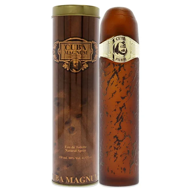 【正規品】【送料無料】 Cuba Magnum Gold by Cuba for Men - 4.3 oz EDT Spray