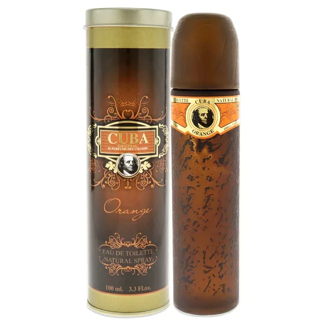 【正規品】【送料無料】 Cuba Orange by Cuba for Men - 3.3 oz EDT Spray