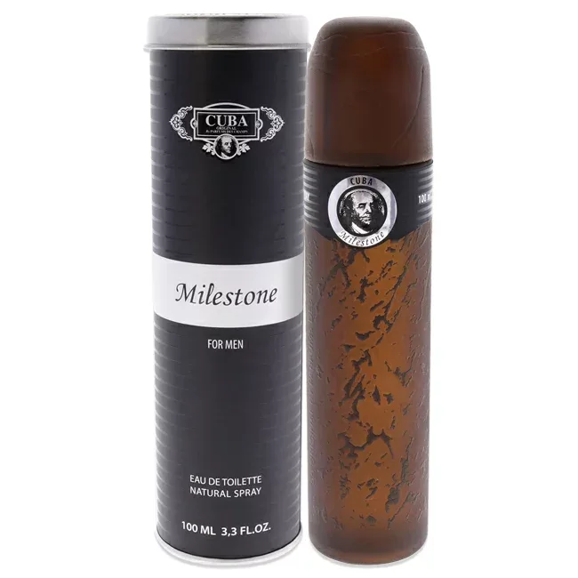 【正規品】【送料無料】 Cuba Milestone by Cuba for Men - 3.3 oz EDT Spray