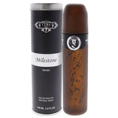 【正規品】【送料無料】 Cuba Milestone by Cuba for Men - 3.3 oz EDT Spray