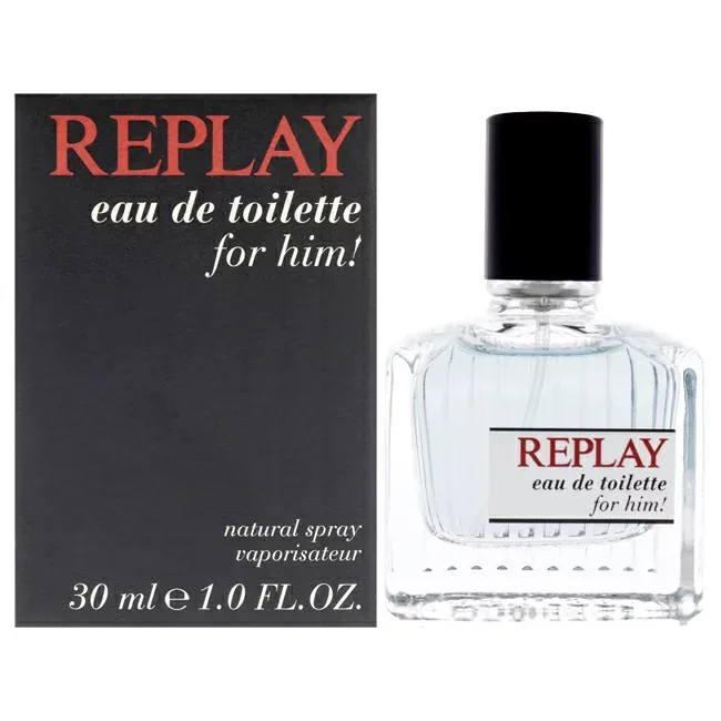 【正規品】【送料無料】 Replay by Replay for Men - 1 oz EDT Spray