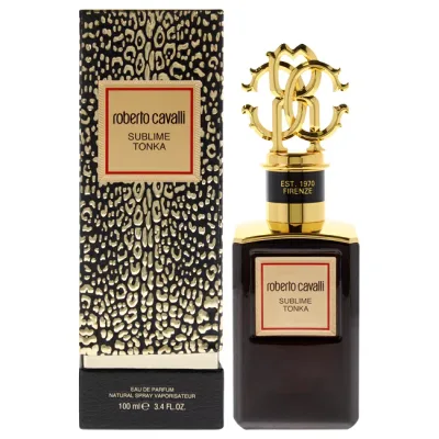 【正規品】【送料無料】 Gold Collection - Sublime Tonka by Roberto Cavalli for Men - 3.4 oz EDP Spray