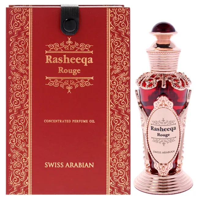 【正規品】【送料無料】 Rasheeqa Rouge by Swiss Arabian for Women - 0.67 oz Concentrated Perfume Oil