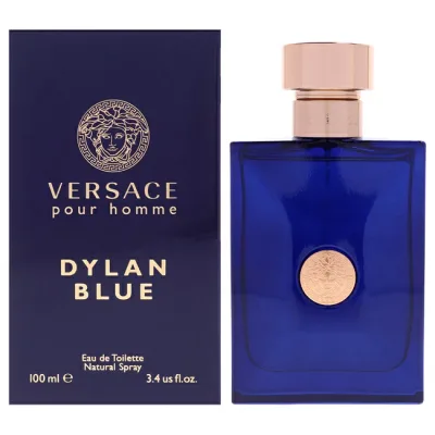 【正規品】【送料無料】 Dylan Blue by Versace for Men - 3.4 oz EDT Spray
