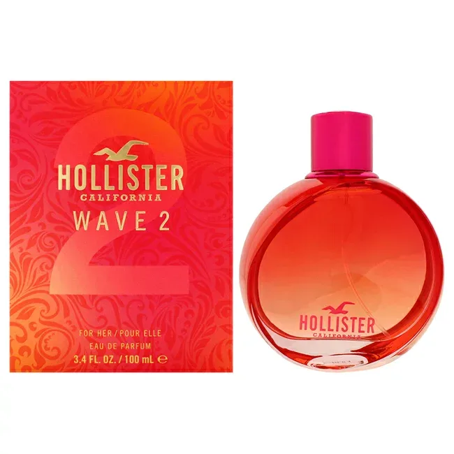 【正規品】【送料無料】 Wave 2 by Hollister for Women - 3.4 oz EDP Spray