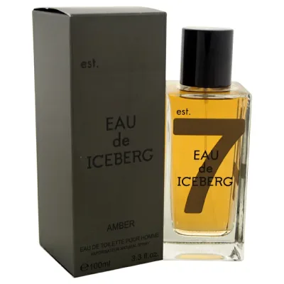 【正規品】【送料無料】 Eau de Iceberg Amber by Iceberg for Men - 3.3 oz EDT Spray