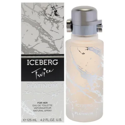 【正規品】【送料無料】 Twice Platinum by Iceberg for Women - 4.2 oz EDT Spray